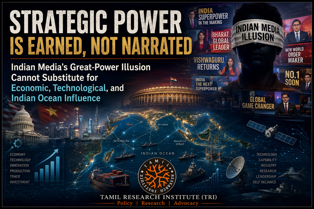 Indian Media’s Great-Power Illusion Cannot Substitute for Economic, Technological, and Indian Ocean Influence