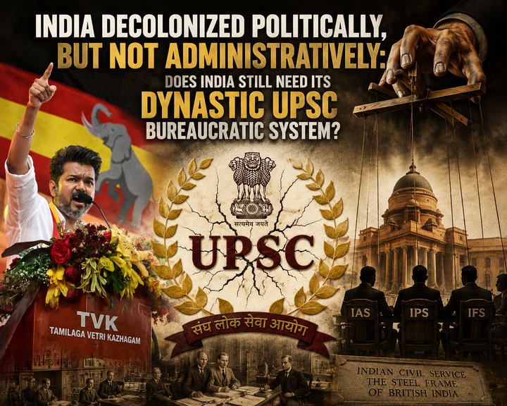 India Decolonized Politically, But Not Administratively: Does India Still Need the UPSC-IAS-IFS-IPS Bureaucratic Empire?