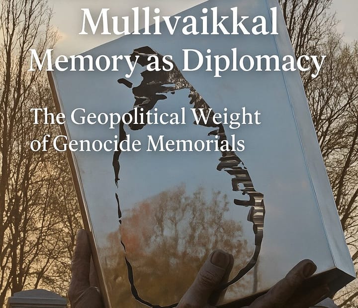 From Auschwitz to Mullivaikkal Memory as Diplomacy  - The Geopolitical Weight of Genocide Memorials
